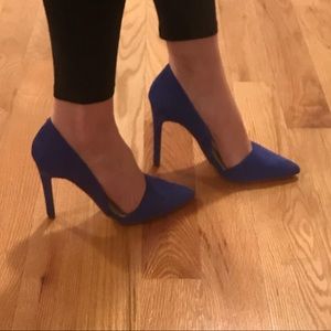 Banana Republic Adelia D’Orsay Pumps - Blue Suede